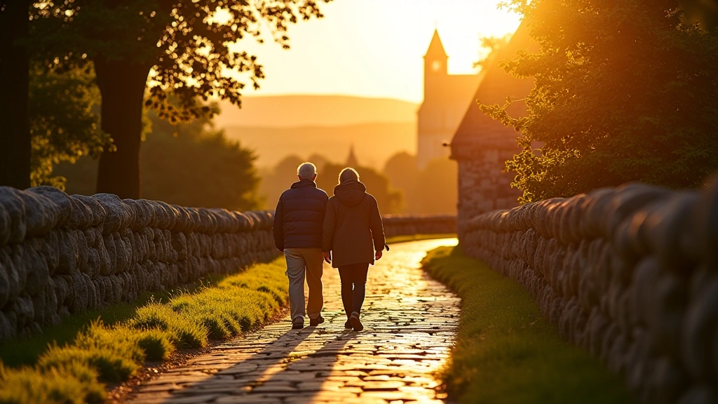 Stone pathway leading to historic cathedral